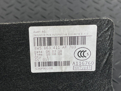 16-19 AUDI A4 B9 GENUINE REAR PARCEL SHELF LOAD COVER 8W5863411AF