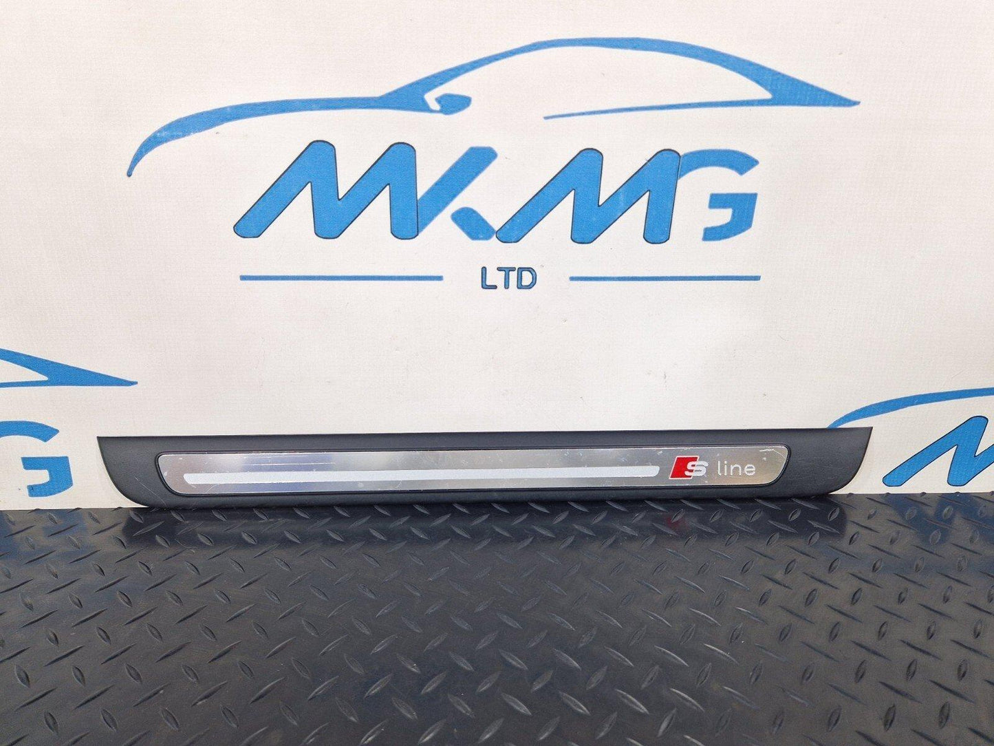 10-18 AUDI A7 4G S-LINE DOOR SILL COVER TRIM FRONT LEFT PASSENGER SIDE 4G8853373