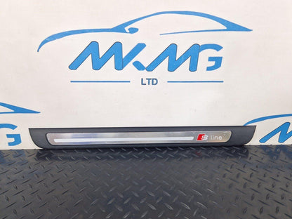 10-18 AUDI A7 4G S-LINE DOOR SILL COVER TRIM FRONT LEFT PASSENGER SIDE 4G8853373