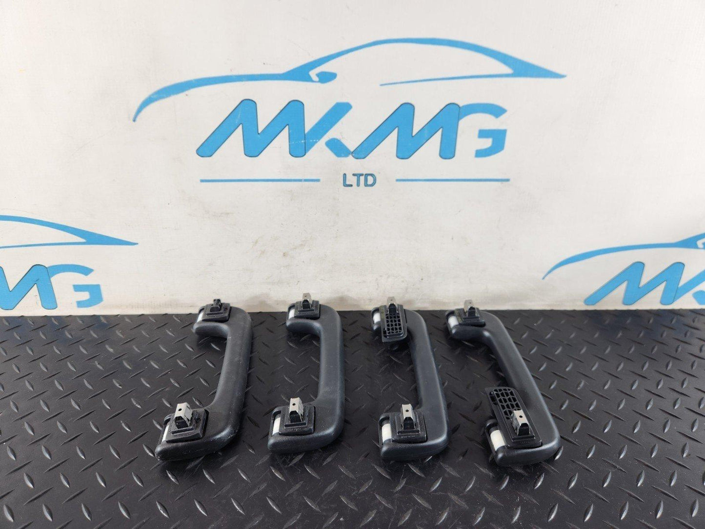 16-20 AUDI Q7 4M GENUINE FULL SET OF 4 BLACK GRAB HANDLES 4M0857607