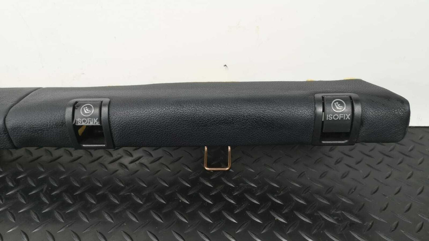 MERCEDES BENZ E-CLASS W212 REAR SEAT PADS ISOFIX BLACK LEATHER A2129200908