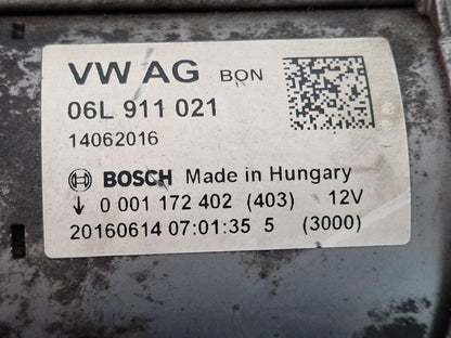 AUDI A4 B9 2.0 TFSI STARTER MOTOR  0001172402 06L911021