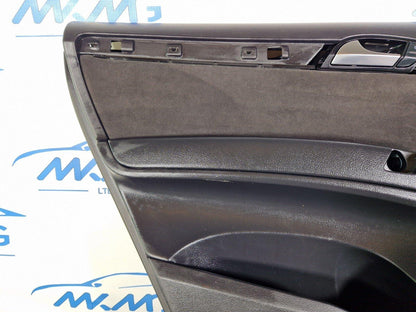 10-15 AUDI Q7 4L GENUINE OEM REAR LEFT SIDE DOOR CARD PANEL TRIM 4L0867305