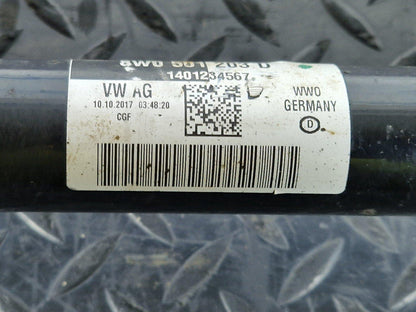 16-19 AUDI A4 B9 GENUINE OEM REAR DRIVESHAFT FITS LEFT & RIGHT 8W0501203D