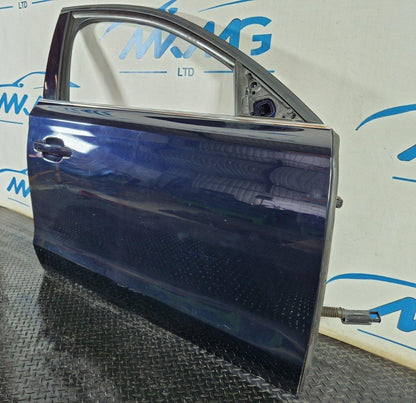 10-17 AUDI A8 4D GENUINE FRONT RIGTH O/S COMPLETE DOOR IN BLUE LZ5D