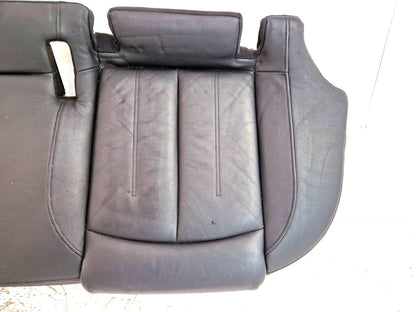 12-18 AUDI A6 C7 GENUINE BLACK LEATHER REAR SEAT BENCH 4G0885375K