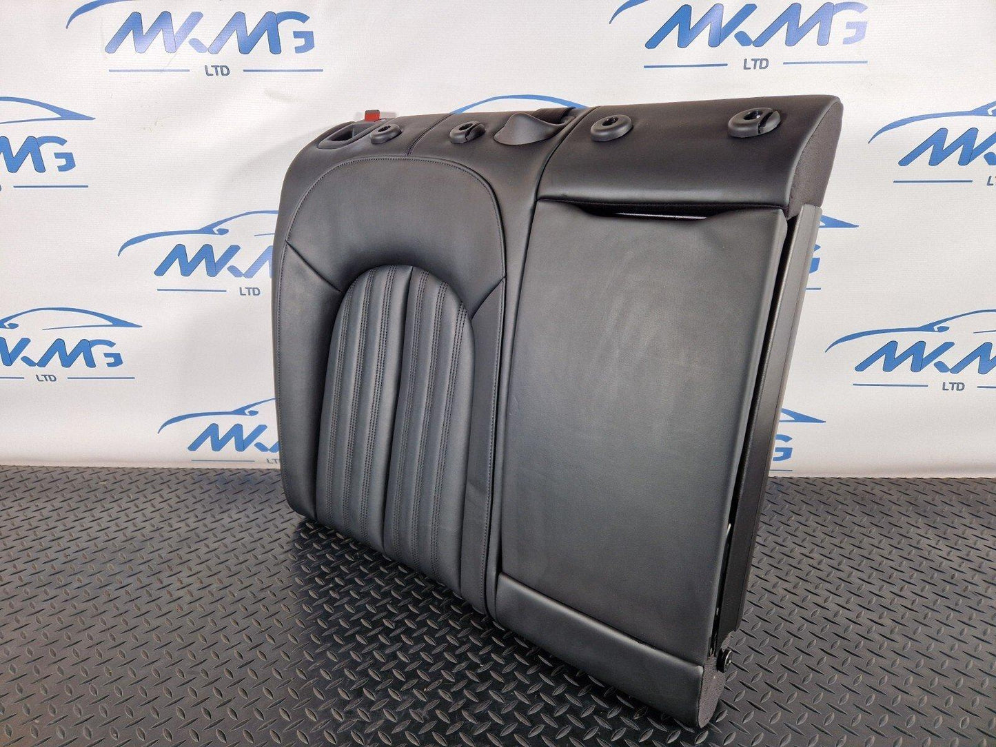 12-18 Audi A6 C7 Saloon Rear OS Right Soul Black Leather Seat Backrest 4G5885502