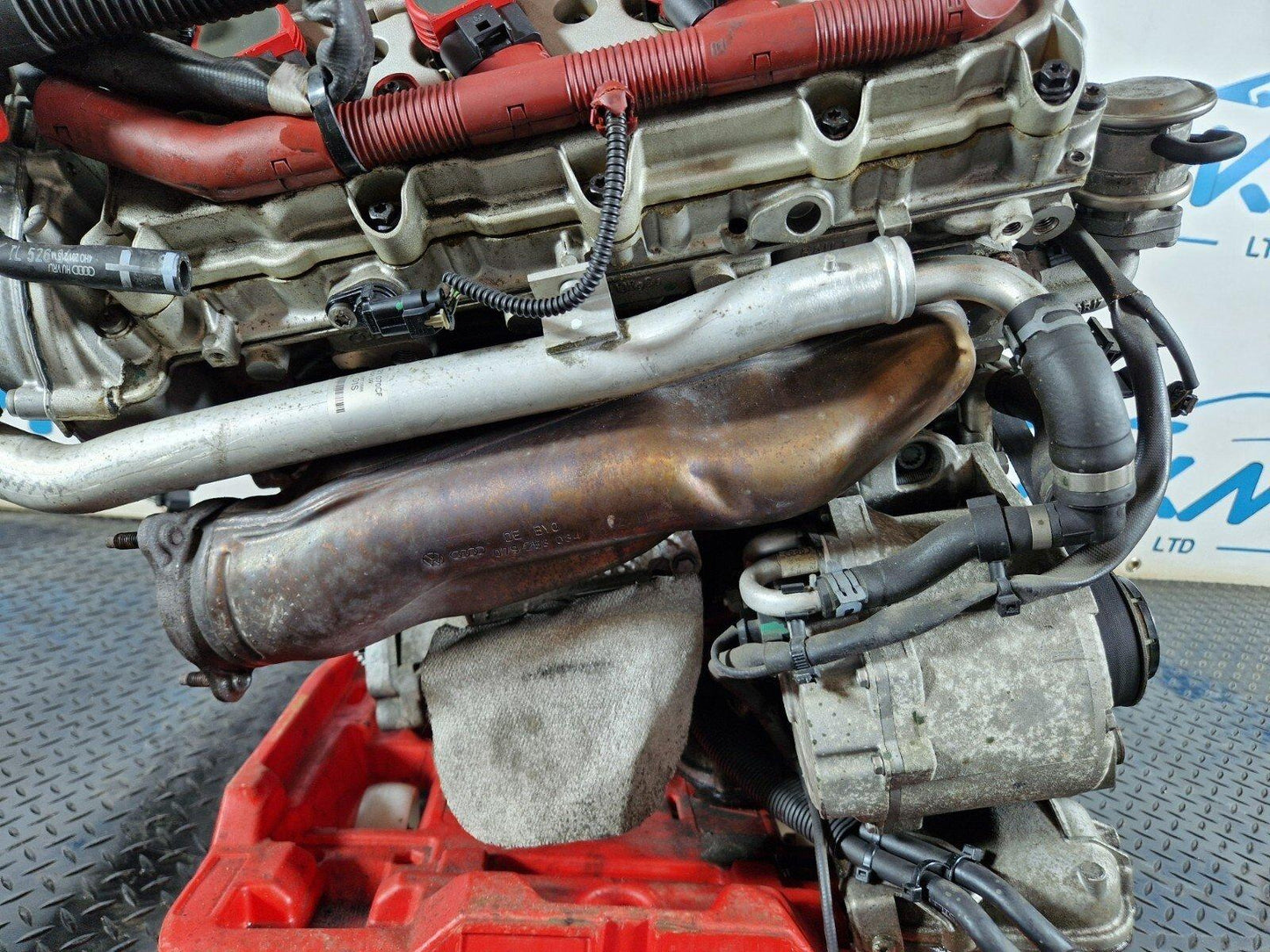 10-17 AUDI A8 4H 4.2 V8 CDRA PETROL GENUINE COMPLETE ENGINE (PLUG&PLAY)