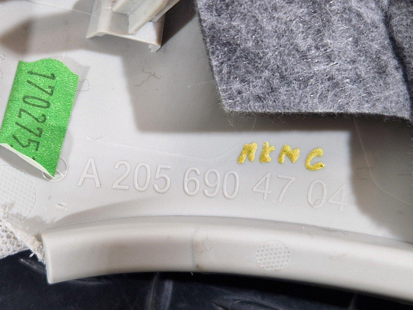 14-21 MERCEDES BENZ C200d W205  C-PILLAR TRIM LEFT SIDE A2056904704