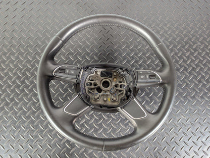 10-17 AUDI A8 4H GENUINE STEERING WHEEL 4H0419091AB