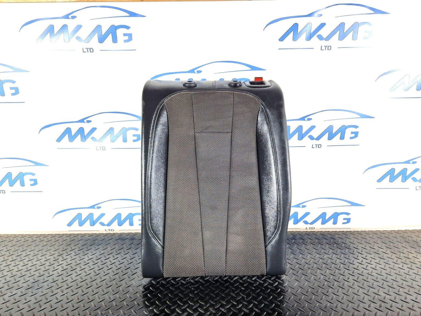 16-19 AUDI A4 B9 S-LINE OEM REAR N/S HALF BLACK LEATHER BACKREST