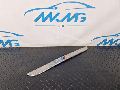 10-13 BMW X5 E70 LCI FRONT ENTRANCE DOOR SILL COVER KICK PLATE TRIM 7205263