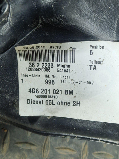 10-18 AUDI A7 4G S-LINE OEM FUEL TANK WITH PUMP 4G8201021 4G0919050