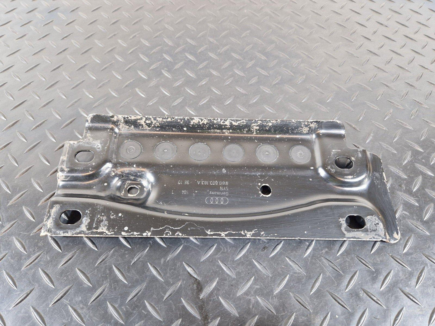 16-19 AUDI A4 B9 S-LINE GENUINE MUFFLER MOUNT BRACKET PLATE 8W0803183A