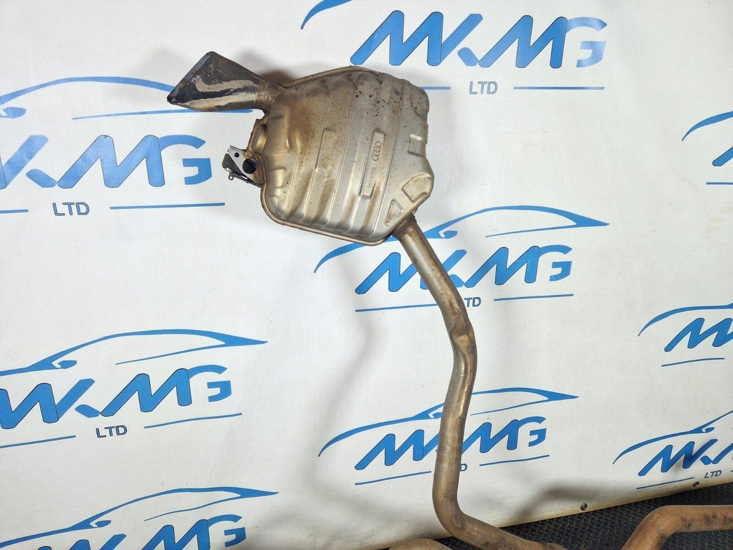 15-18 AUDI A7 4G 3.0TDI FACELIFT GENUINE REAR SECTION EXHAUST TWIN PIPE MUFFLERS