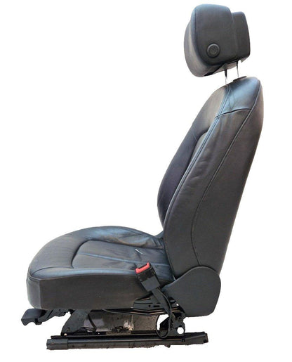 12-18 AUDI A6 C7 FRONT RIGHT DRIVER O/S BLACK LEATHER SEAT
