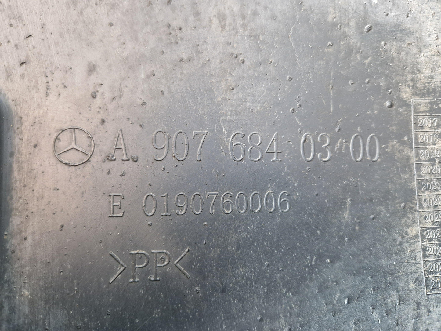 Mercedes-Benz Sprinter W907 Front Right O/S Rear Section Wheel Arch A9076840300