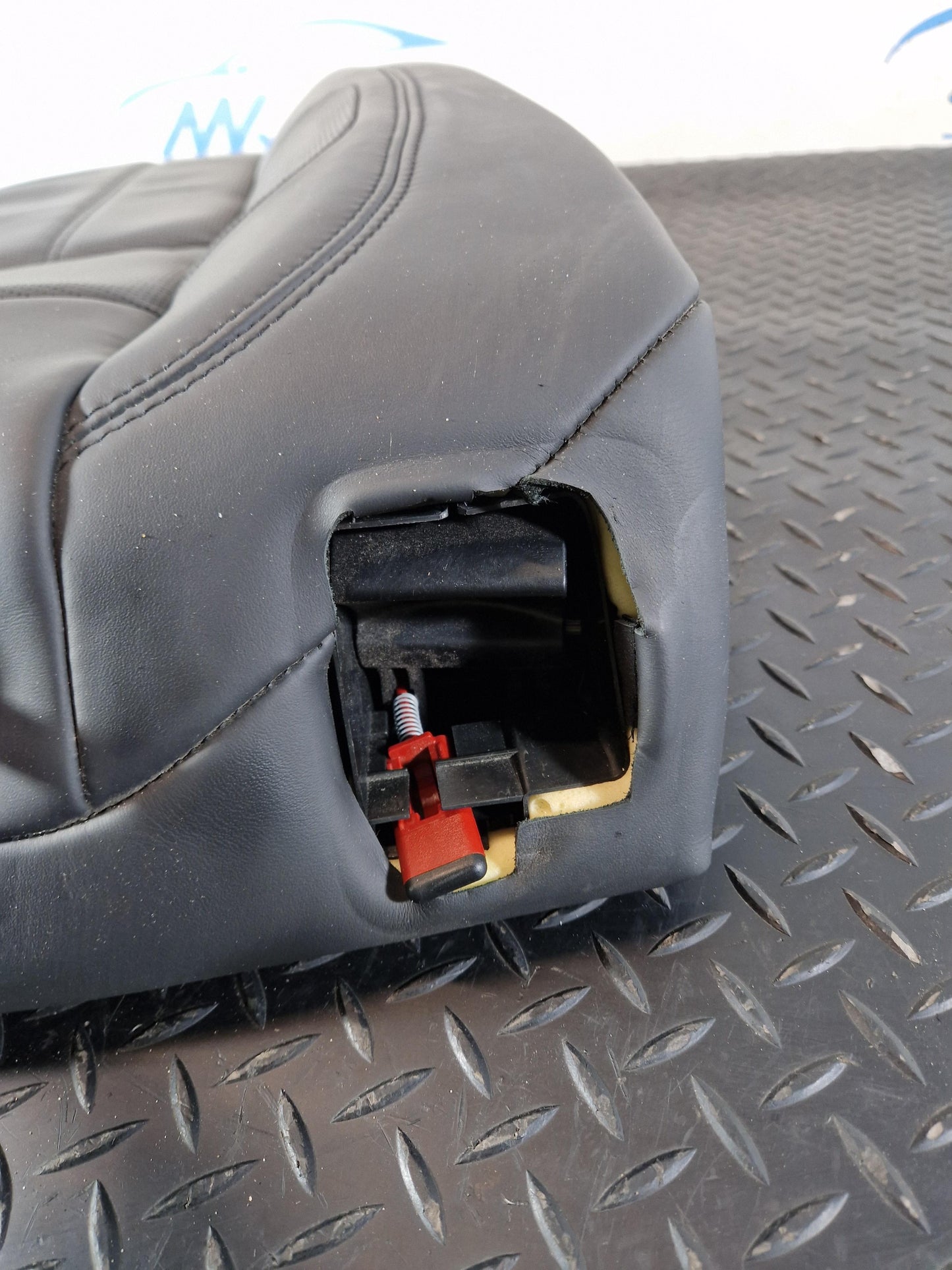 Land Rover Range Rover Evoque L551 Rear Right O/S/R Black Leather Backrest Seat