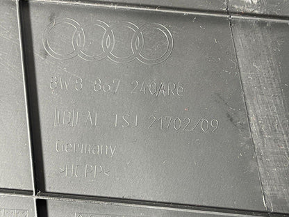 16-23 AUDI A5 F5 SPORTBACK RIGHT DRIVER SIDE LOWER B-PILLAR TRIM 8W8867240A