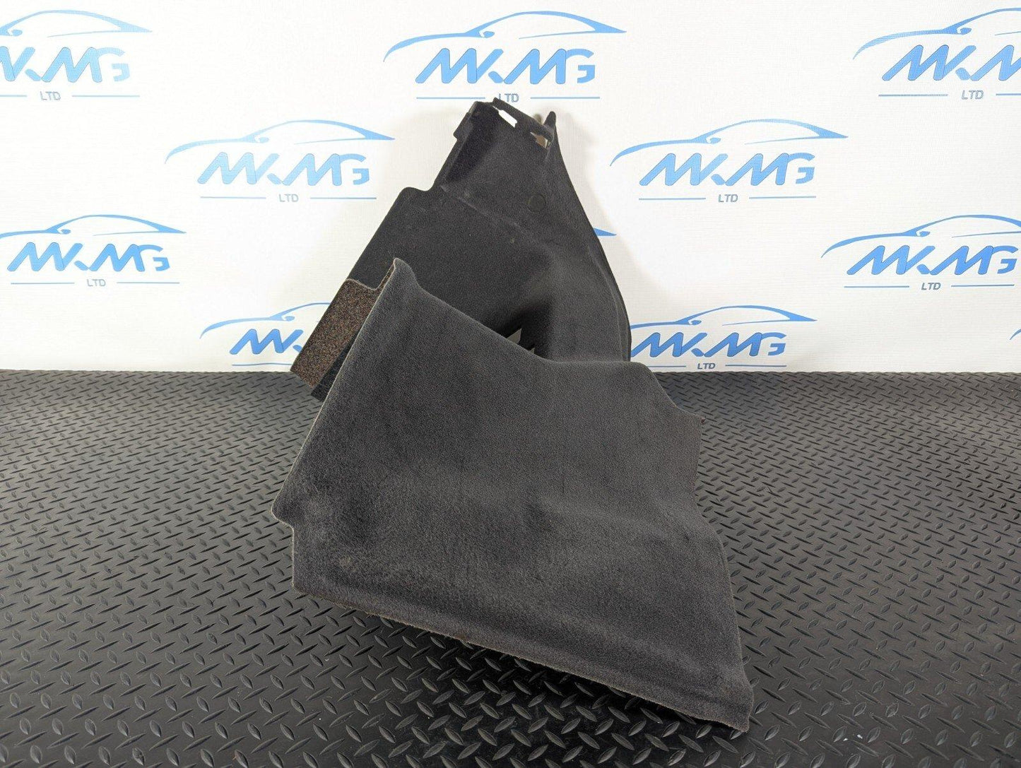 10-17 AUDI A8 4H REAR LEFT NSR BOOT SIDE TRUNK CARPET PANEL 4H0863879F