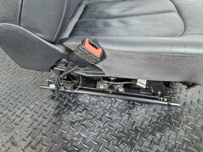 15-18 AUDI A7 4G FRONT LEFT N/S PASSENGER BLACK LEATHER ELECTRIC MEMORY SEAT