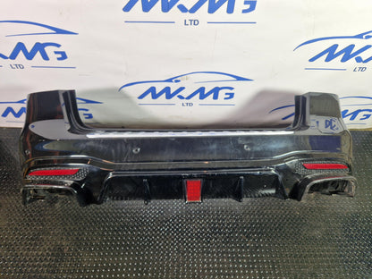 Mercedes-Benz GLE 500 W166 Rear Bumper in Obsidian Black 197