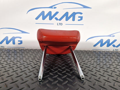 12-18 BMW 4 SERIES F36 LCI REAR LEFT/RIGHT SIDE SEAT RED LEATHER HEADREST