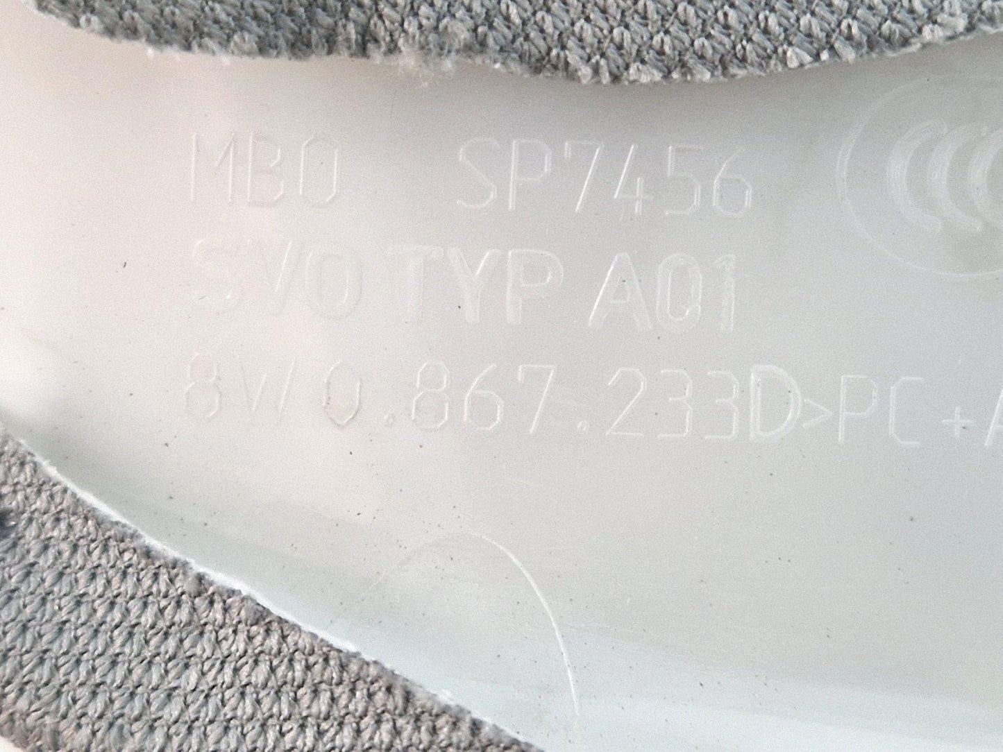 16-19 AUDI A4 B9 SPORT OEM A POST PILLAR INNER TRIM LH PASSENGER SIDE 8W0867233D