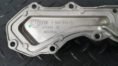 11-16 BMW M5 F10 5-SERIES 4.4L V8 PETROL ENGINE BLOCK END COVER 7567643