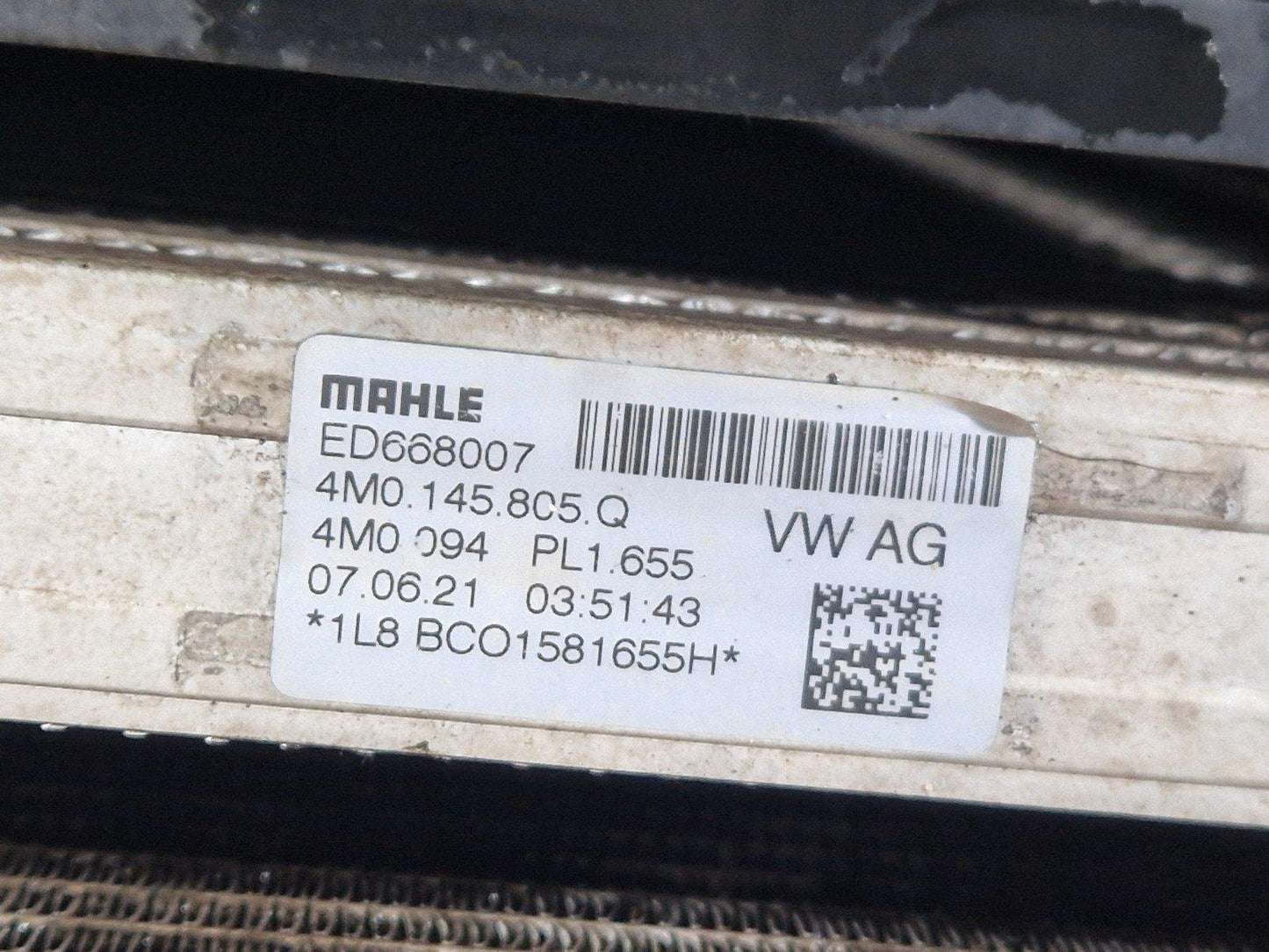 16-20 AUDI Q7 4M 3.0 DIESEL CRT CRTC GENUINE RADIATOR RAD PACK 8W0959455C