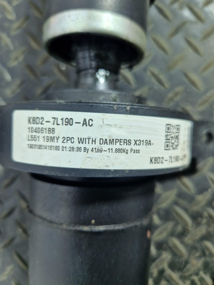 Range Rover Evoque L551 2.0 Petrol Propshaft K8D2-7L190-AC K8D27L190AC
