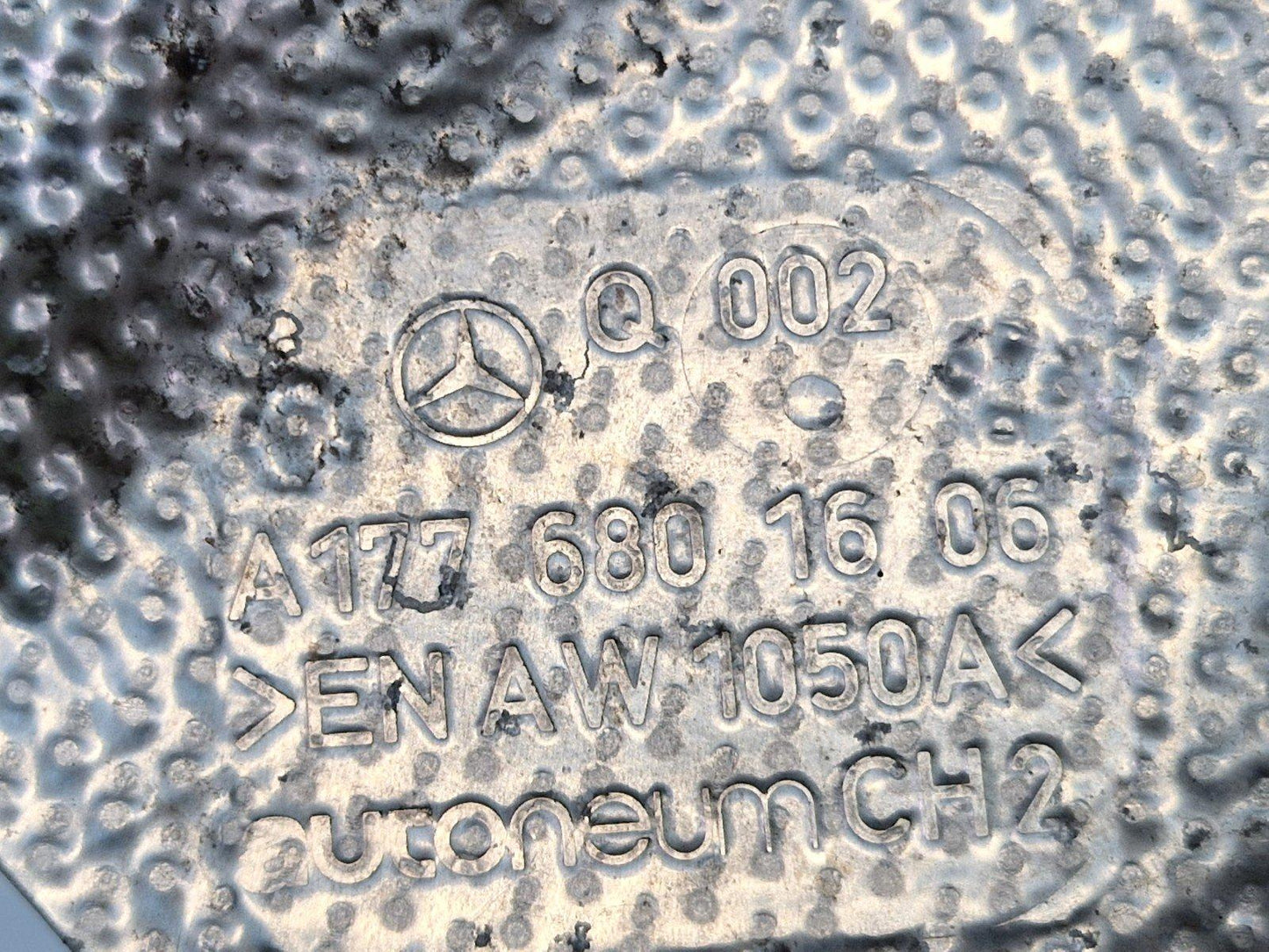 MERCEDES-BENZ CLA C118 UPPER RIGHT EXHAUST HEAT SHIELD A1776801606