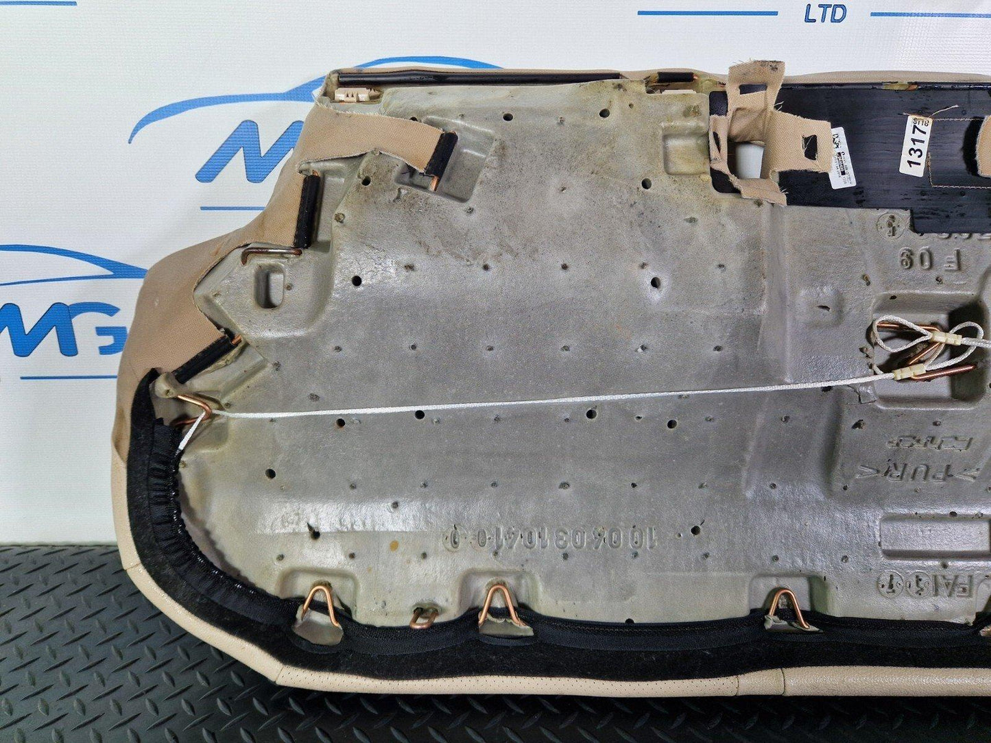 14-21 MERCEDES BENZ W205 GENUINE OEM REAR SEAT BEIGE LEATHER BENCH A2059200650