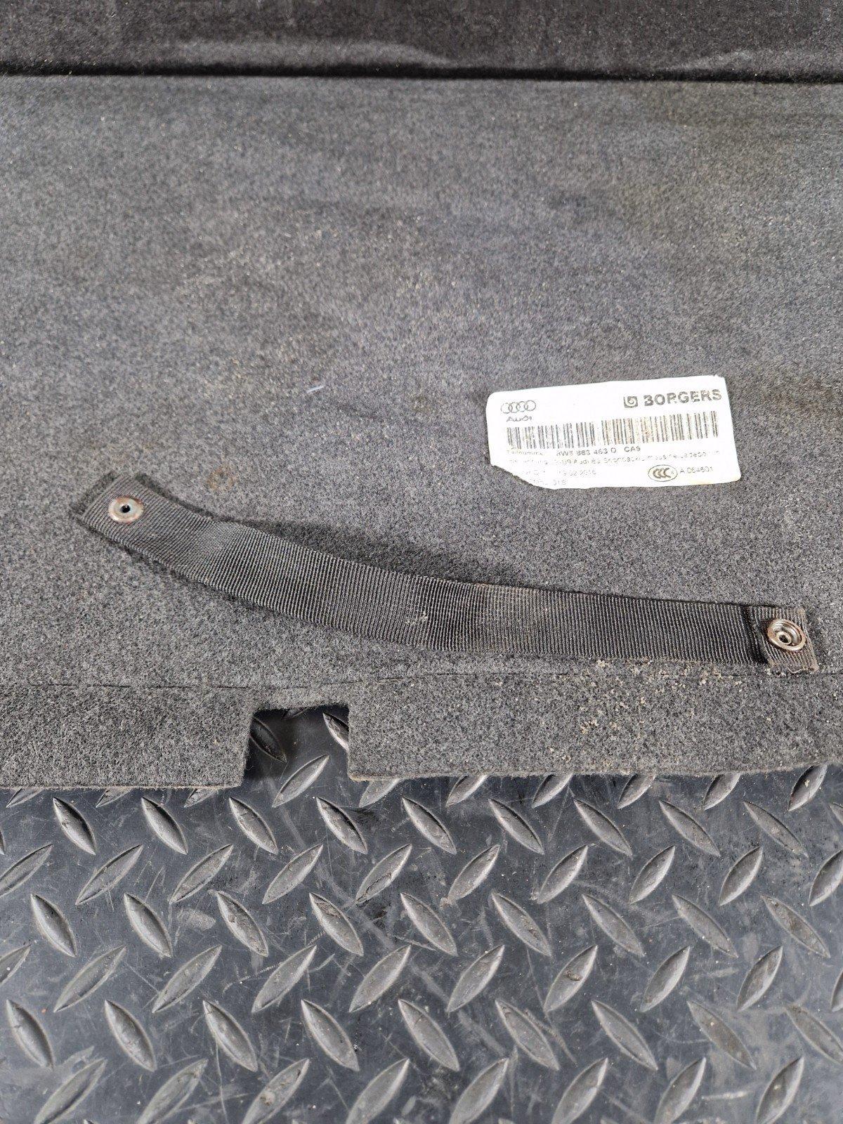 17-24 AUDI S5 F5 GENUINE BOOT TRUNK CARPET FLOOR MAT PANEL LINER COVER 8W5863463