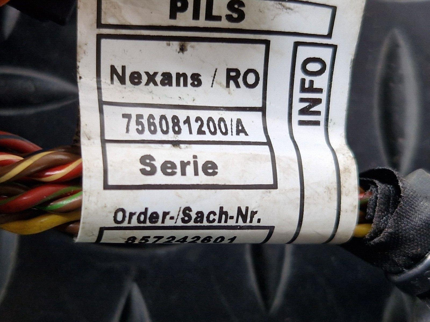 12-18 BMW 3 SERIES F30 LCI GENUINE FUEL INJECTOR WIRING LOOM DIESEL 756081200