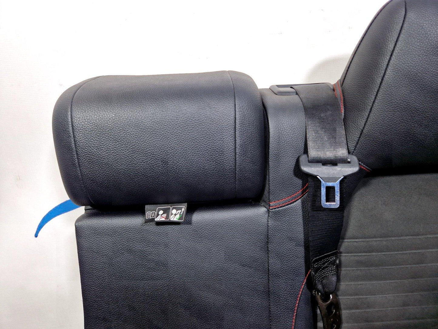 12-18 MERCEDES A CLA C117 W176 AMG REAR LEFT SIDE HALF LEATHER BACKREST SEAT