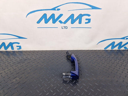 14-21 MERCEDES BENZ C200 W205  REAR DRIVER SIDE DOOR HANDLE IN BRILLIANT BLUE