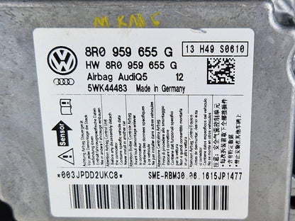 12-17 AUDI Q5 S-LINE GENUINE OEM AIRBAG CONTROL MODULE ECU 8R0959655G