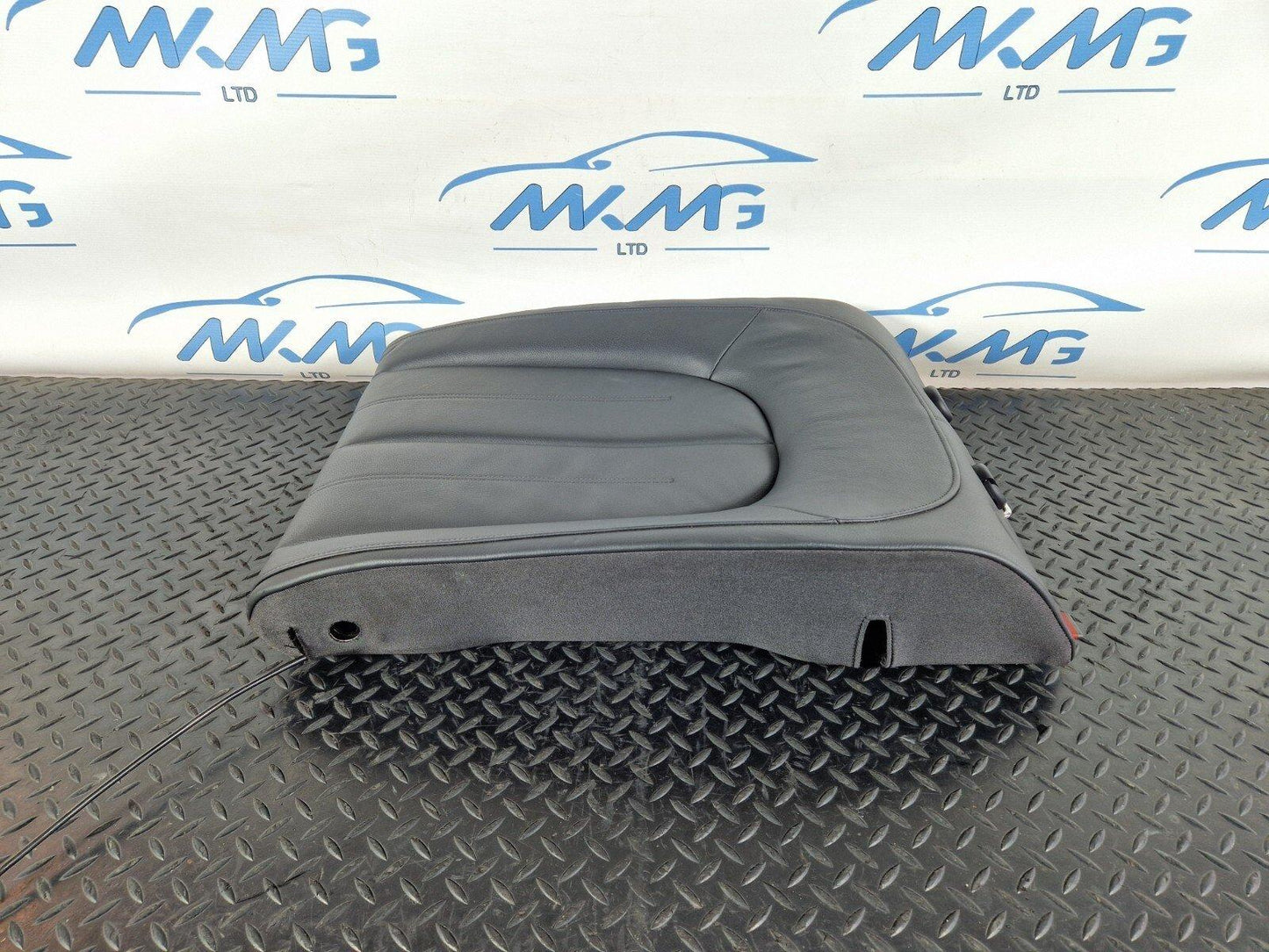 12-18 AUDI A6 C7 AVANT REAR LEFT N/S/R BLACK LEATHER BACKREST SEAT