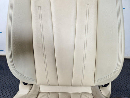 16-24 AUDI A5 F5 COUPE FRONT DRIVER WHITE LEATHER SEAT