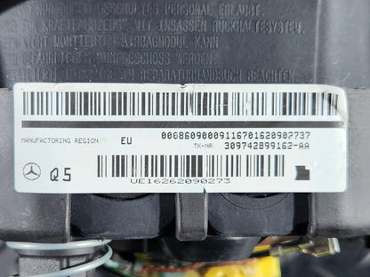 Mercedes-Benz GLC W205 W253 Steering Wheel Safetybag Deployed A0008609000