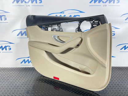 14-21 MERCEDES BENZ C350E W205 GENUINE FRONT PASSENGER SIDE DOOR PANEL