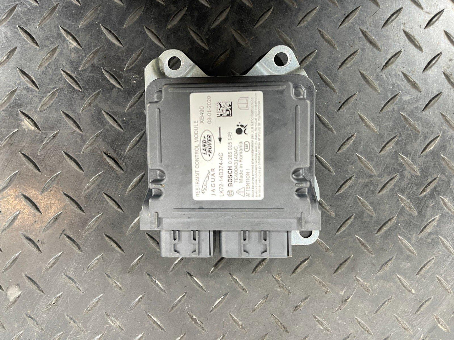 2019-ON LAND ROVER DISCOVERY L550 RESTRAINT DIAGNOSTICS MODULE UNIT LK7214D374AC