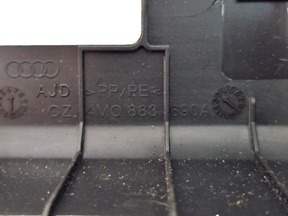 16-20 AUDI Q7 4M GENUINE REAR RIGHT SEAT TRACK RAIL END TRIM COVER 4M0883690A