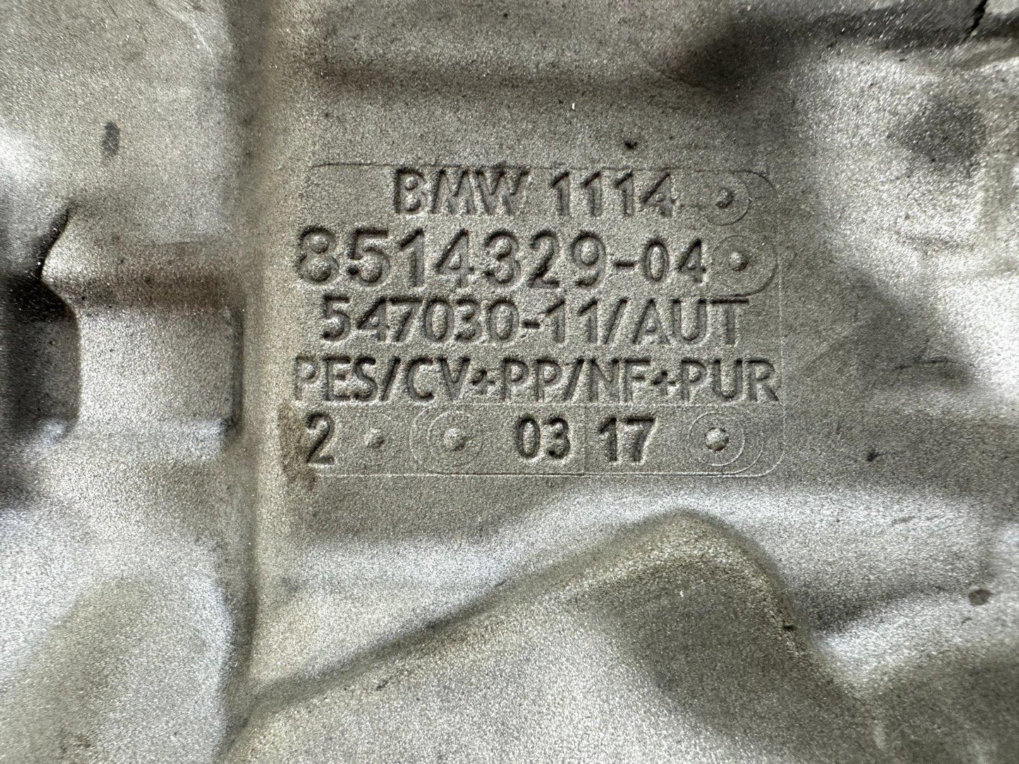 16-22 BMW X1 F48 2.0D B47 DIESEL GENUINE ENGINE FRONT ACOUSTIC COVER 8514329