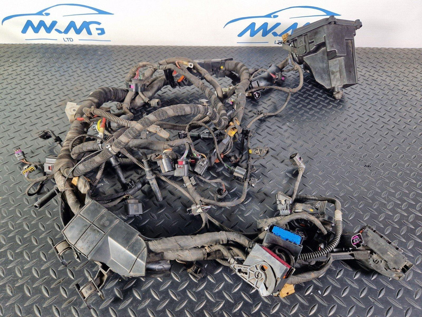 15-18 AUDI A7 4G GENUINE OEM ENGINE WIRING LOOM HARNESS 4G2971845C