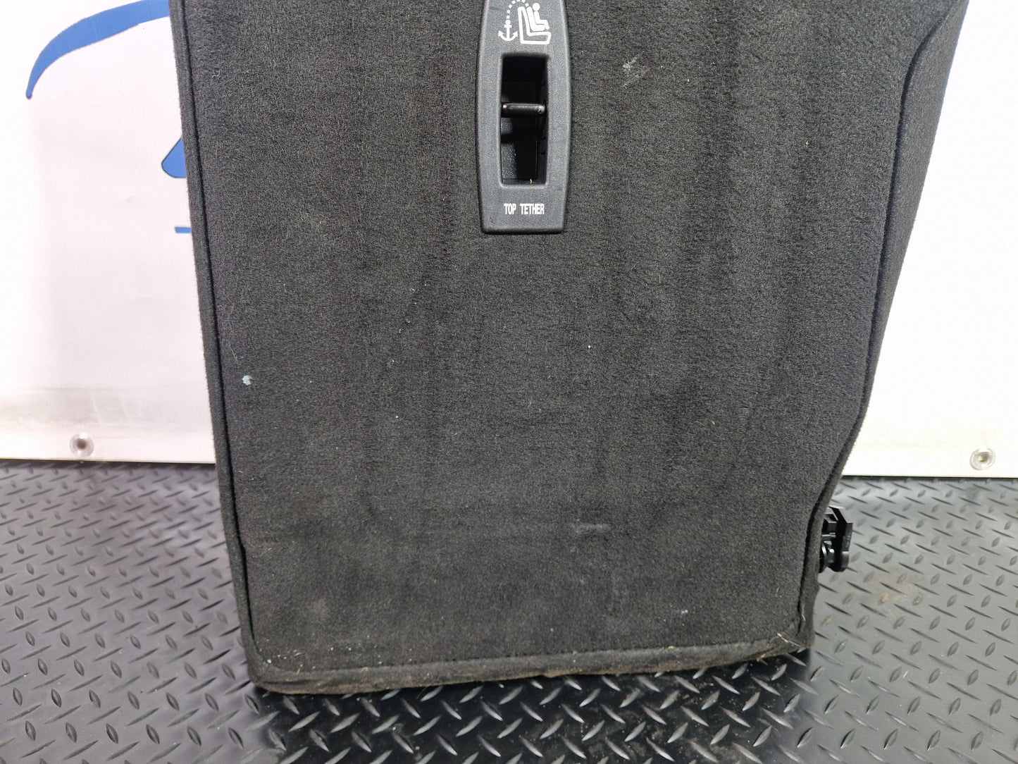Rover Evoque L538 Genuine rear right o/s black leather backrest seat
