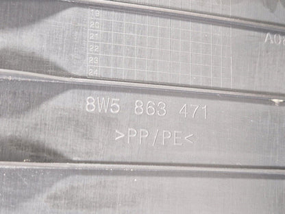 16-19 AUDI A4 B9 GENUINE TAILGATE BOOT LOCK TRIM COVER SILL 8W5863471