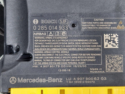 18-ON MERCEDES BENZ SPRINTER W907 SAFETY BAG CONTROL MODULE ECU A9079026302