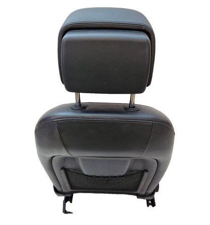 12-18 AUDI A6 C7 FRONT RIGHT DRIVER O/S BLACK LEATHER SEAT